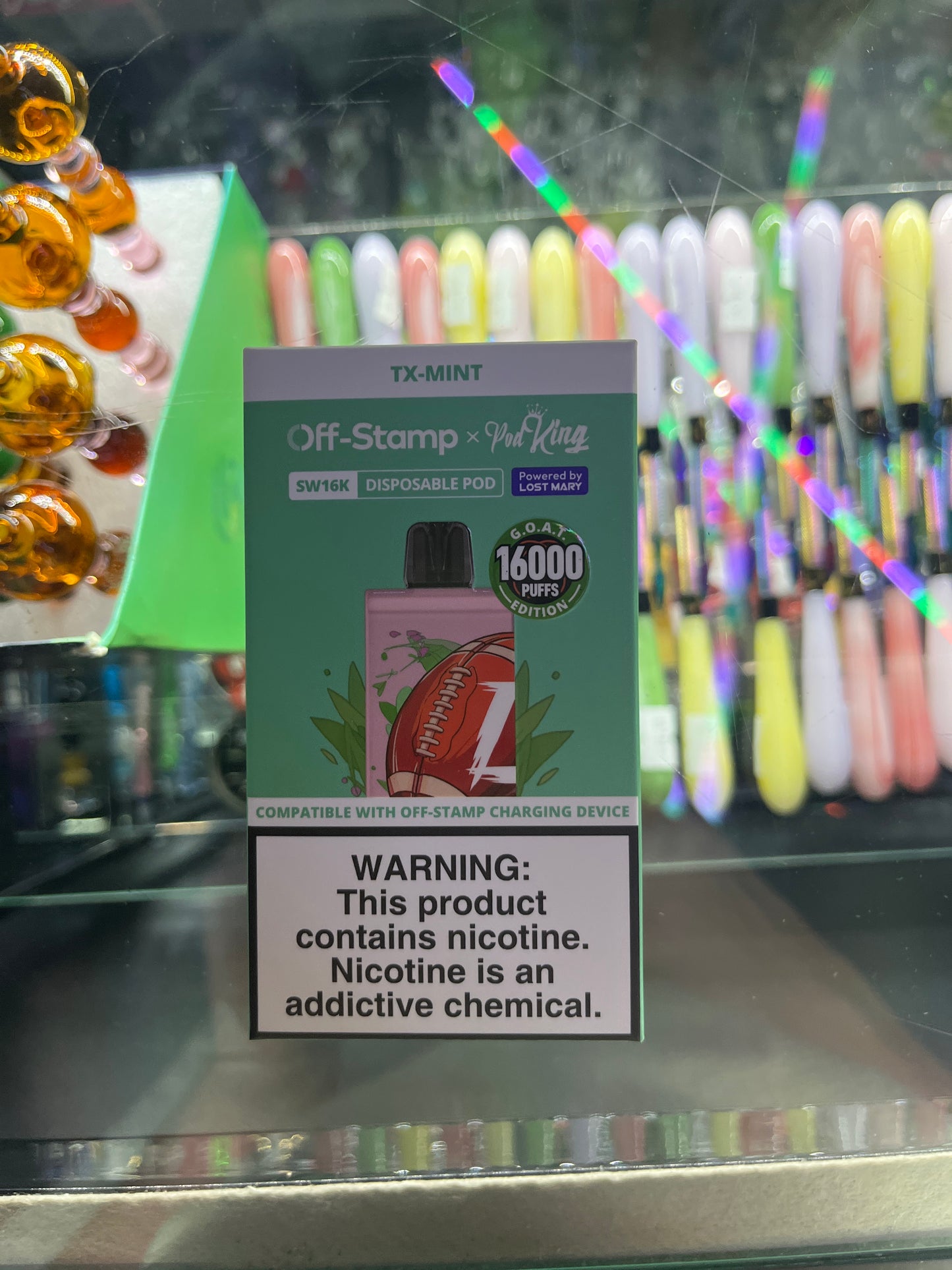 Off stamp pod tx mint