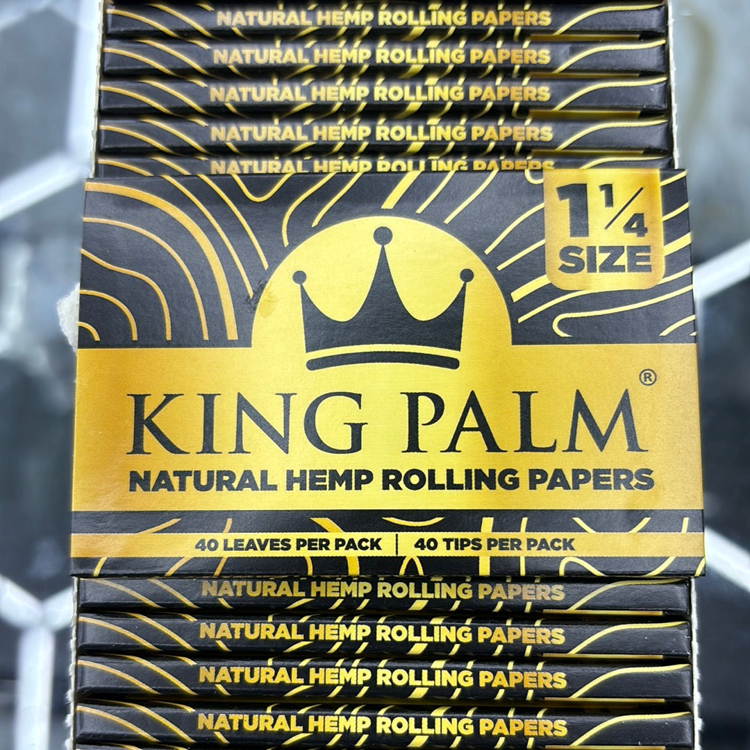 King palm, natural 1 1/4 rolling paper