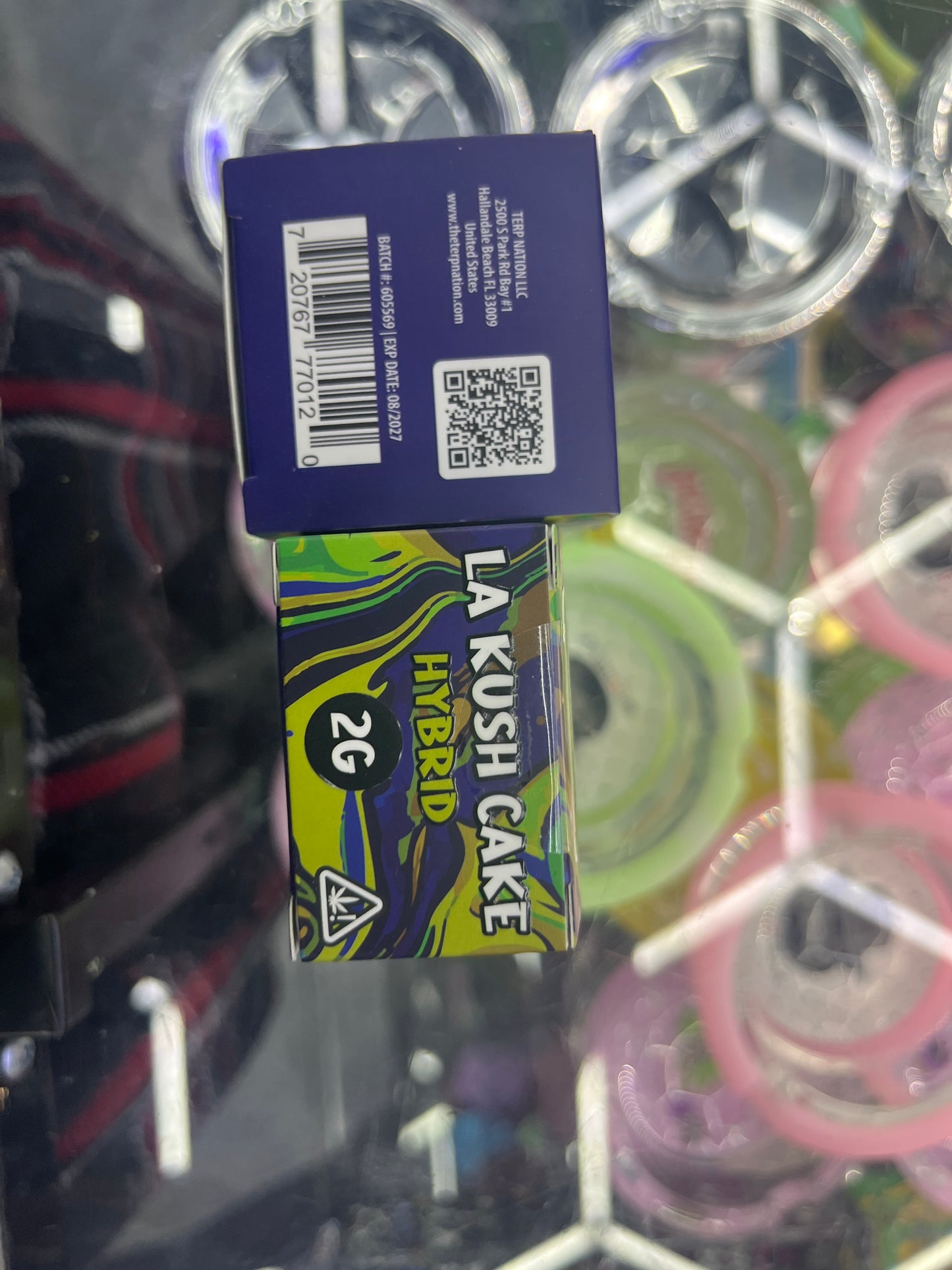 Smak’d thca live resin 2g la kush cake hybrid