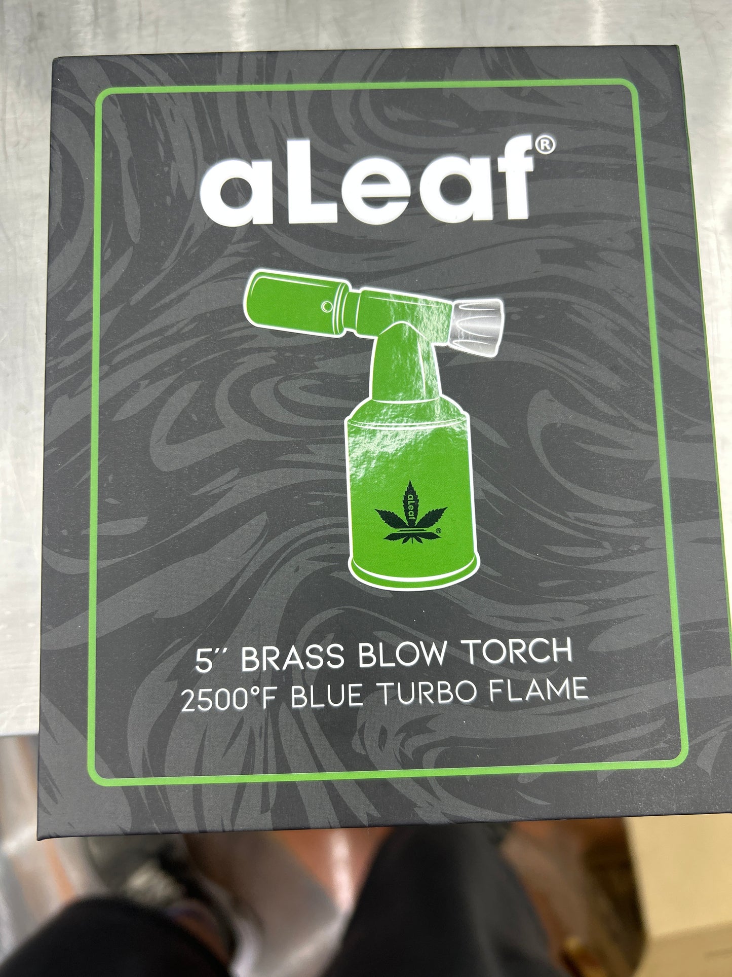 Aleaf 5” brass blow torch sage