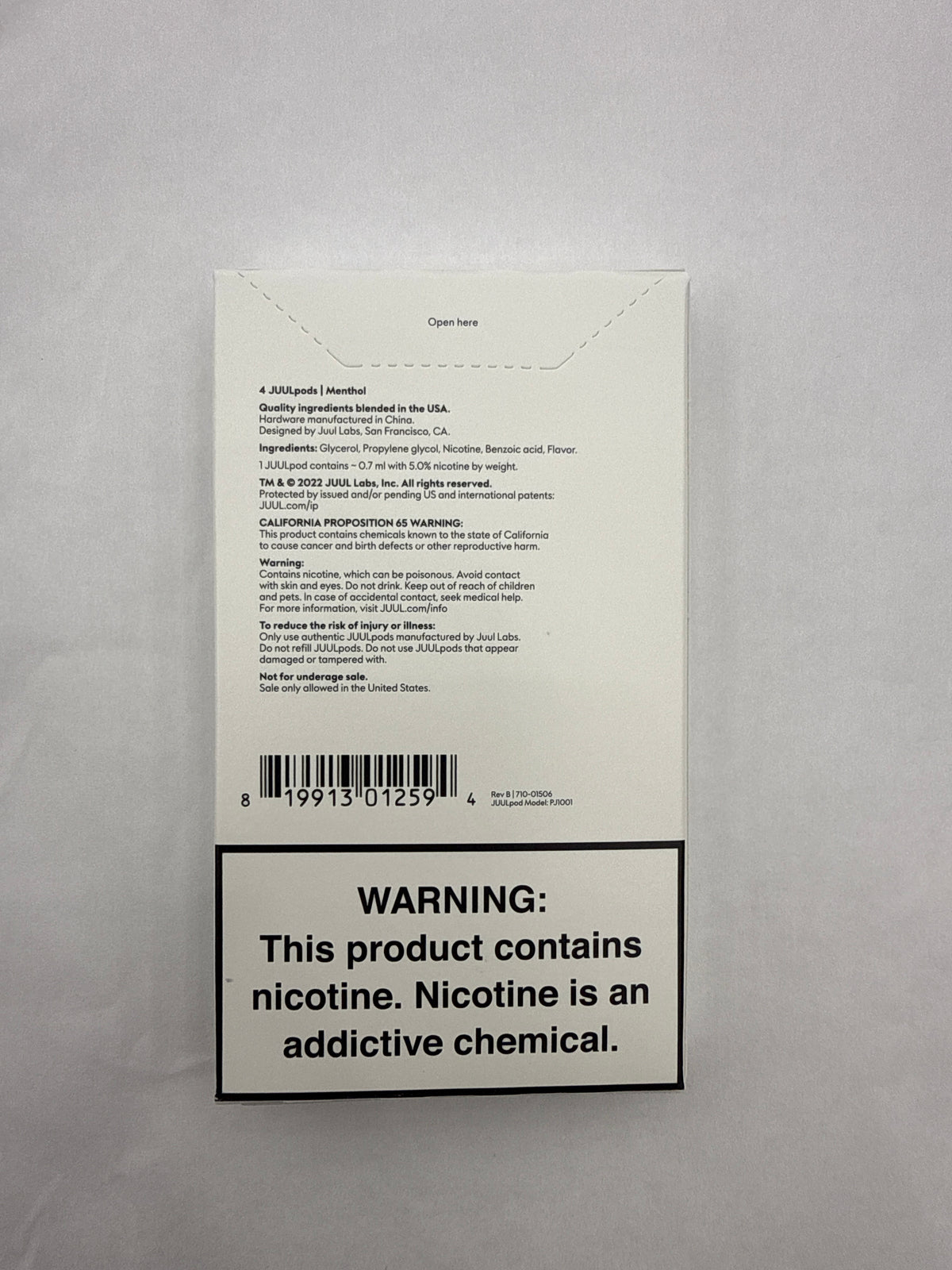 Juul Menthol pods