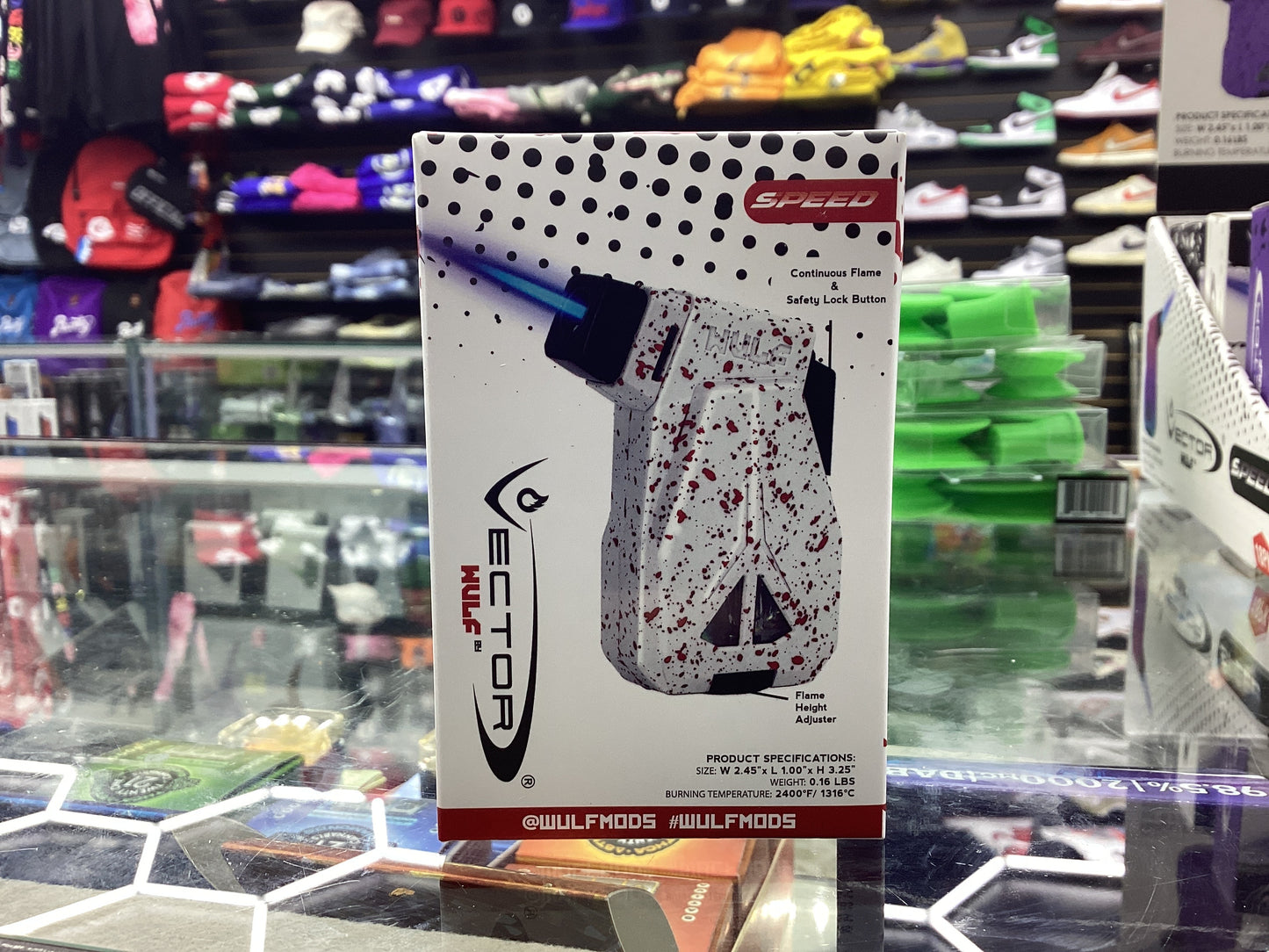 Vector Wulf speed limited edition white and red