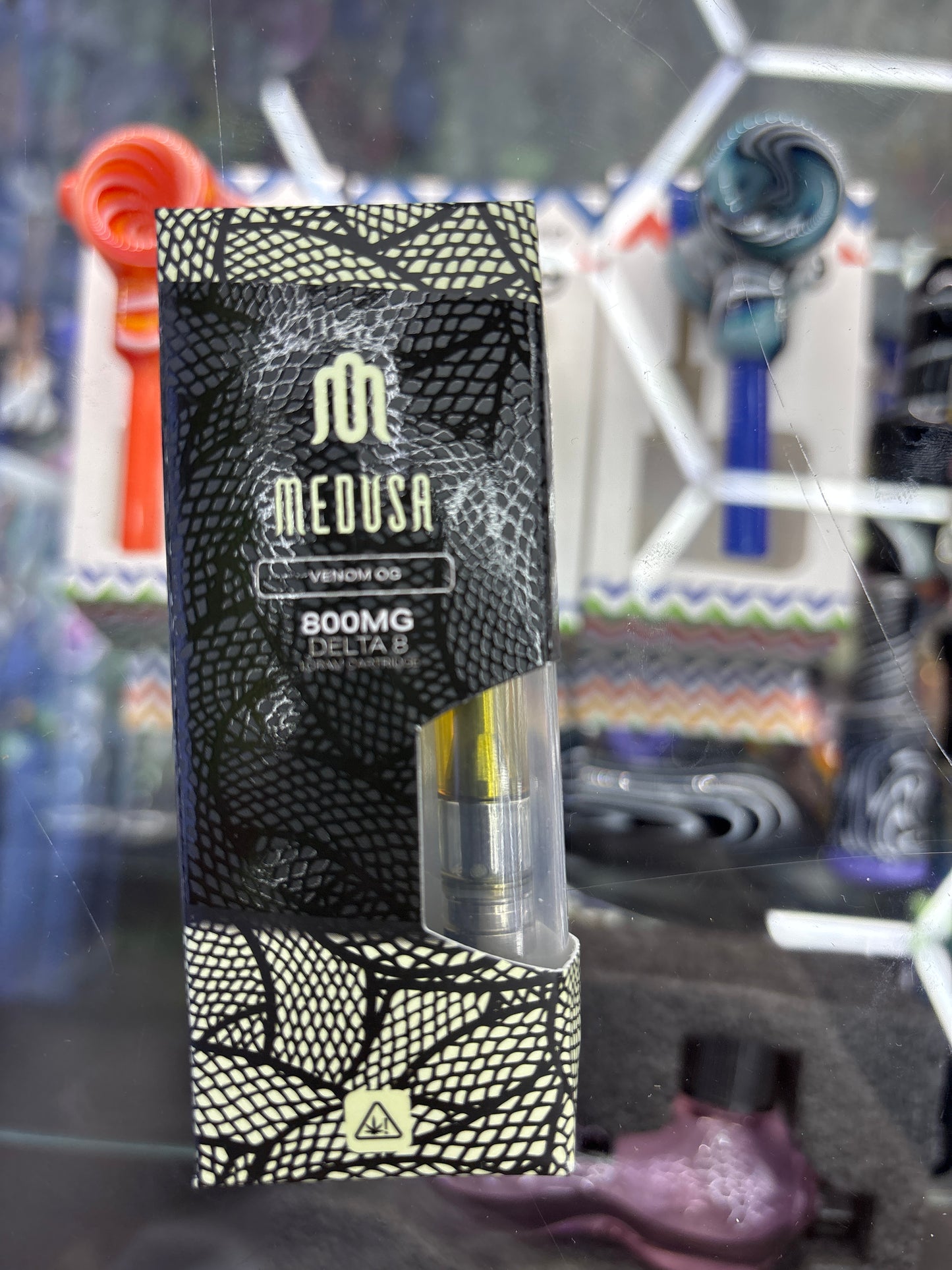 Medusa venom og 800 MG Delta 1G cartridge