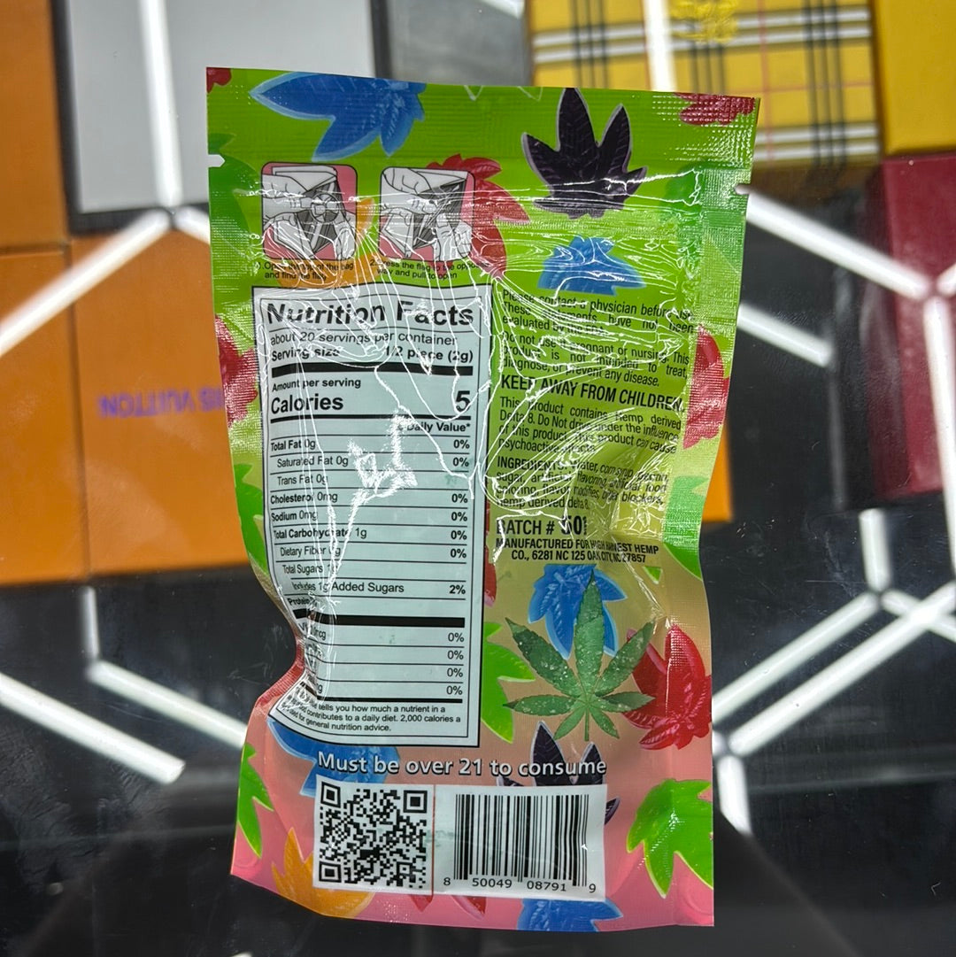 The demon gummies delta 8 sour watermelon 7000mgper pack