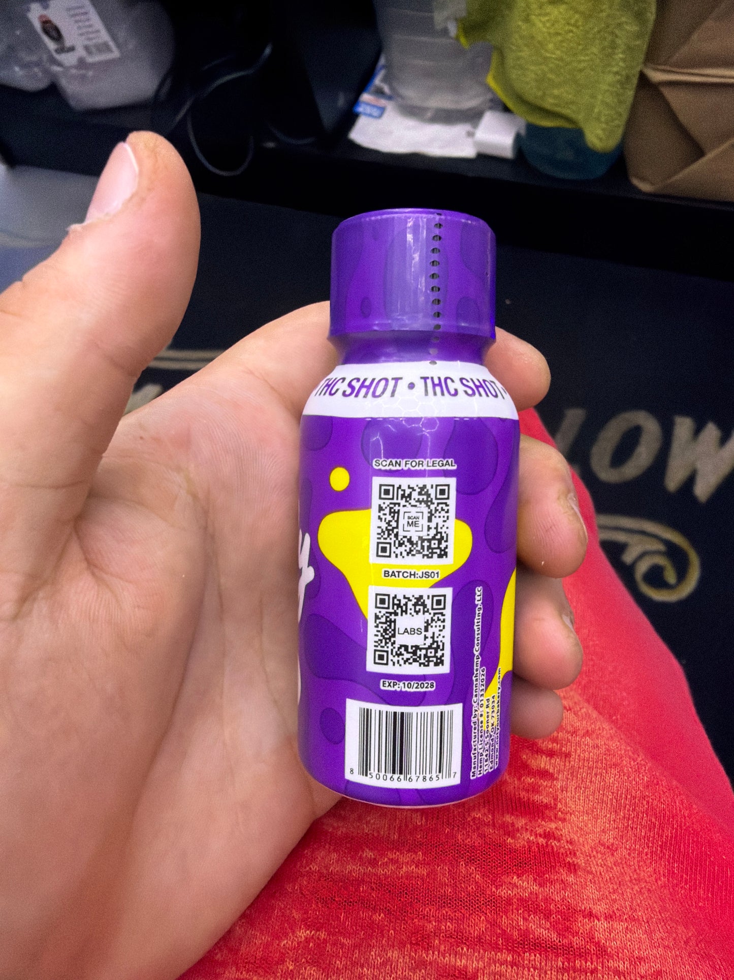 Jelly Extra Potent Nano Shot 5mg lavender lemon drop