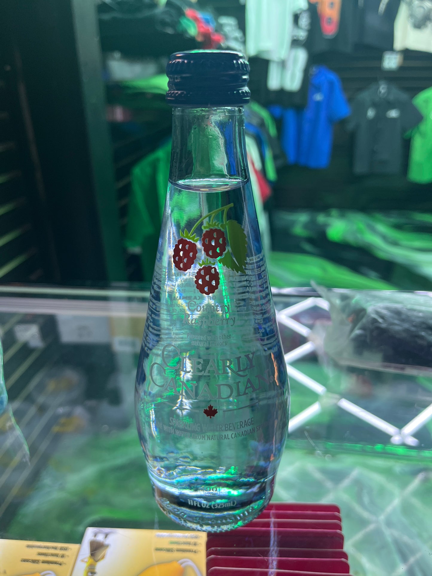 Clearly Canadian sparkling water country raspberry