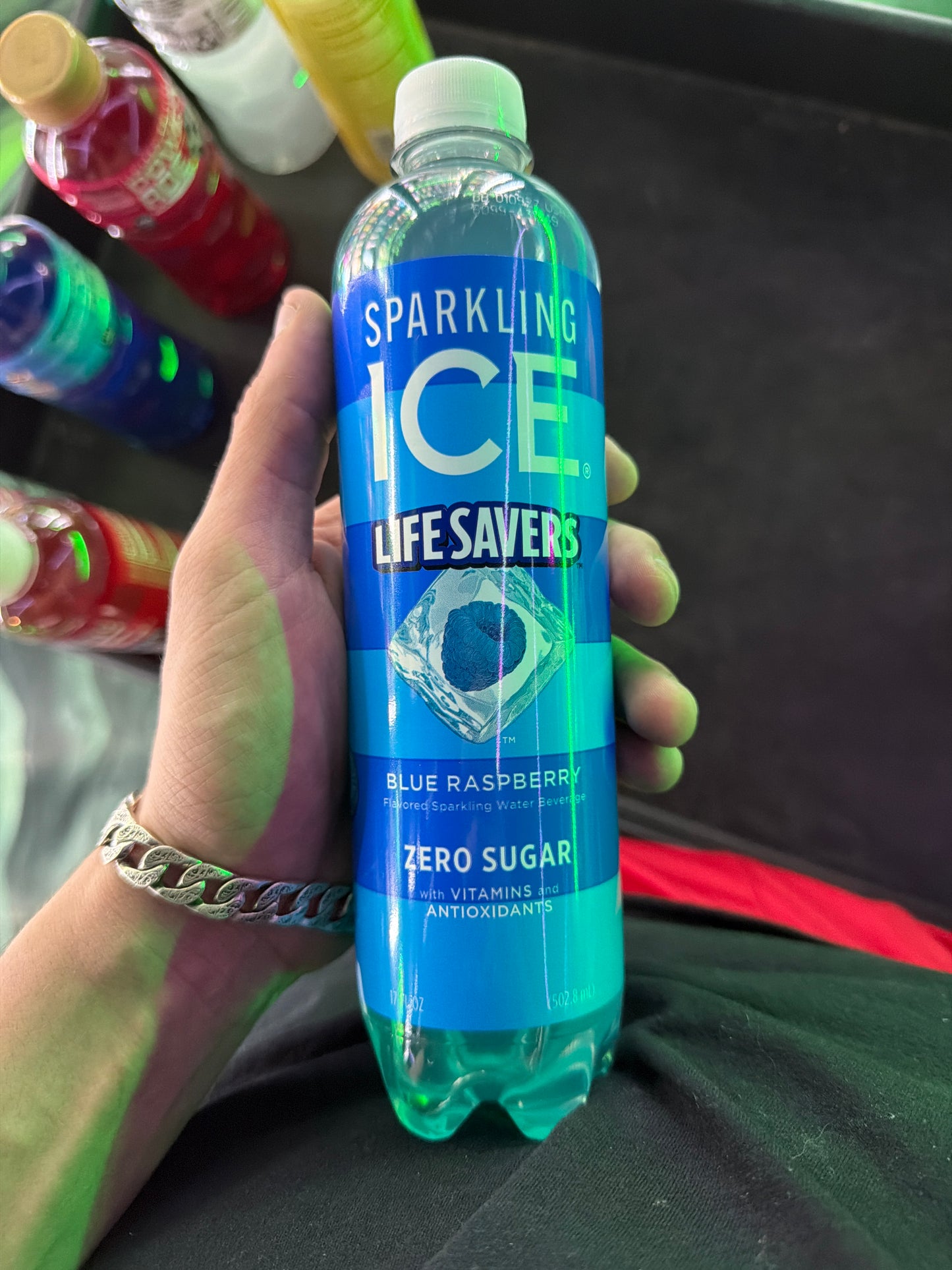 Sparkling ice 17floz lifesaver blue raspberry