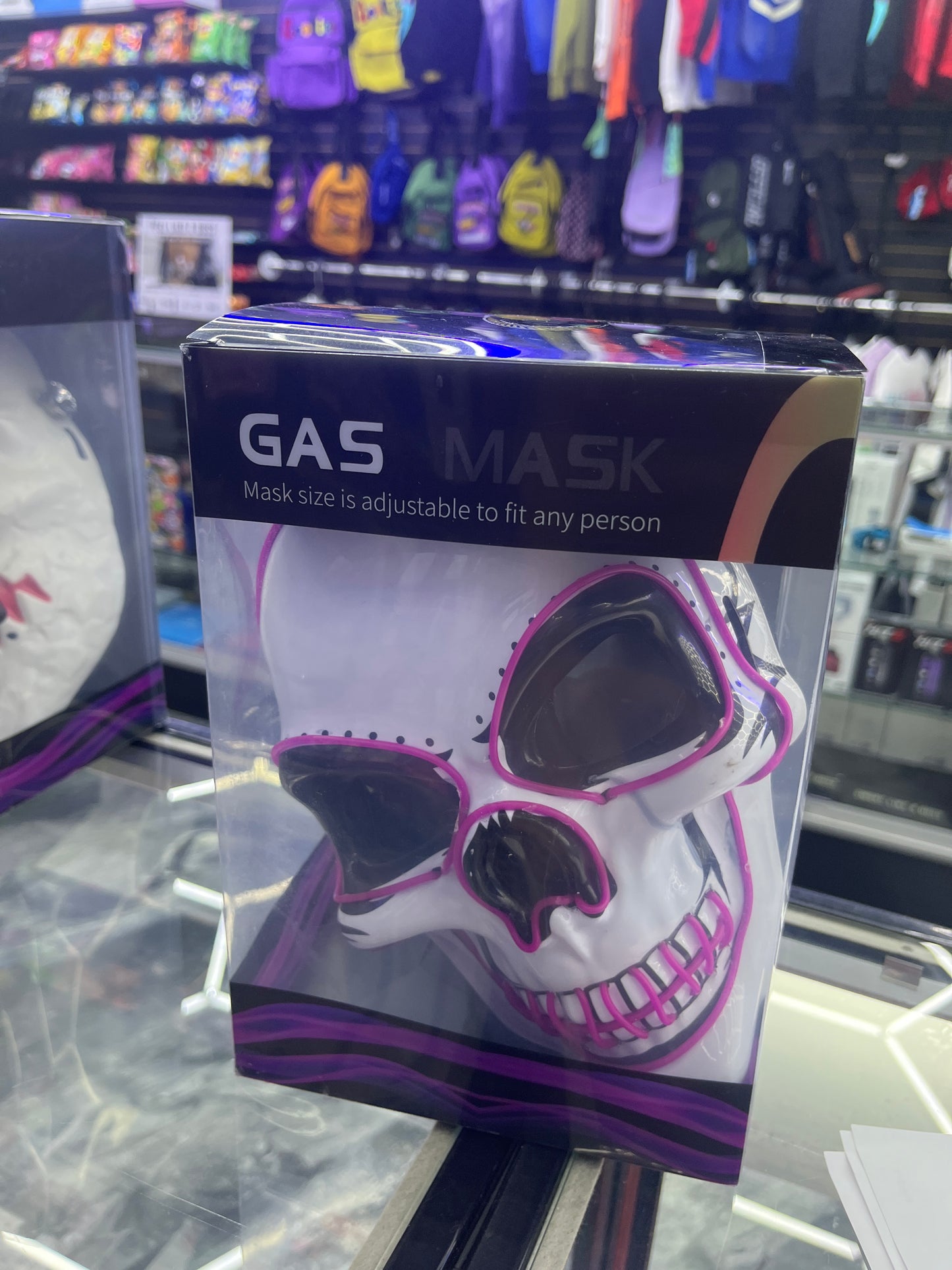 Idgaf led face gas mask