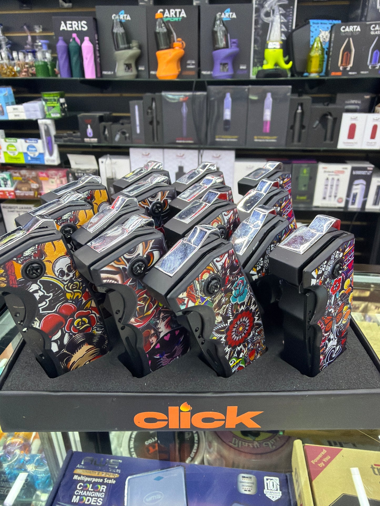 click knife lighter