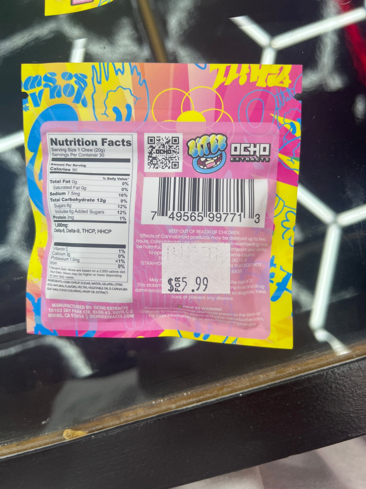 Double stacked bitez strawberry lemonade 2000mg