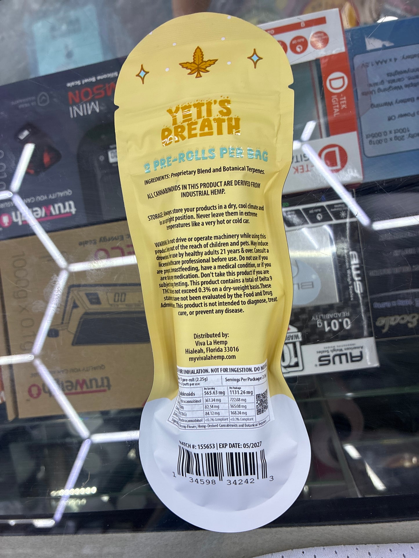 Viva la hemp frost rolls thca diamonds frost yetis breath indica