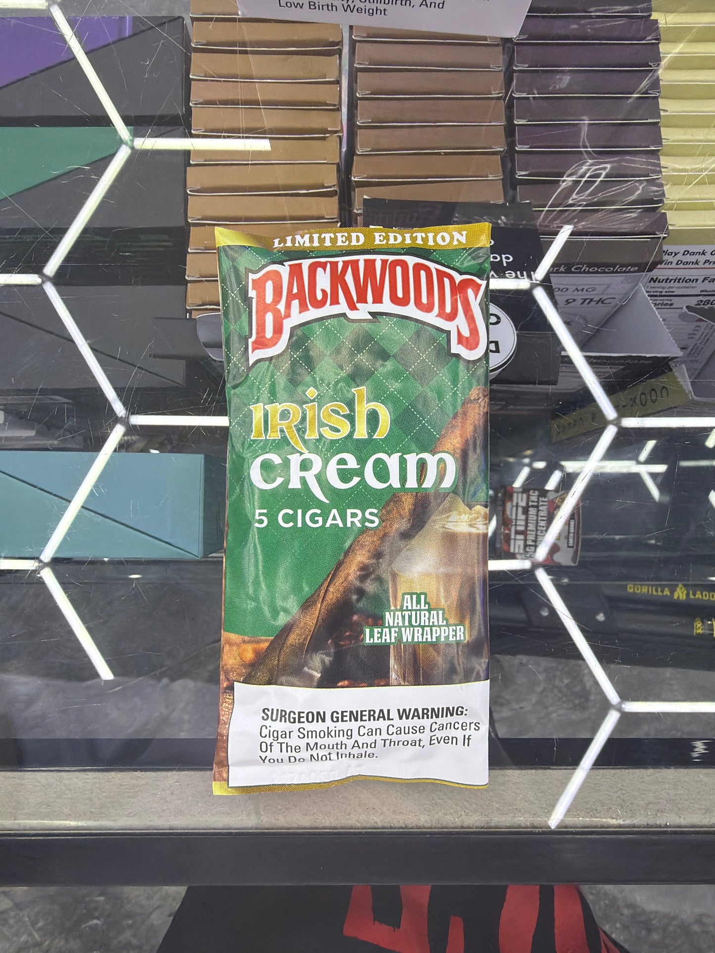 Backwoods 5 cigars Irish Cream limited edition