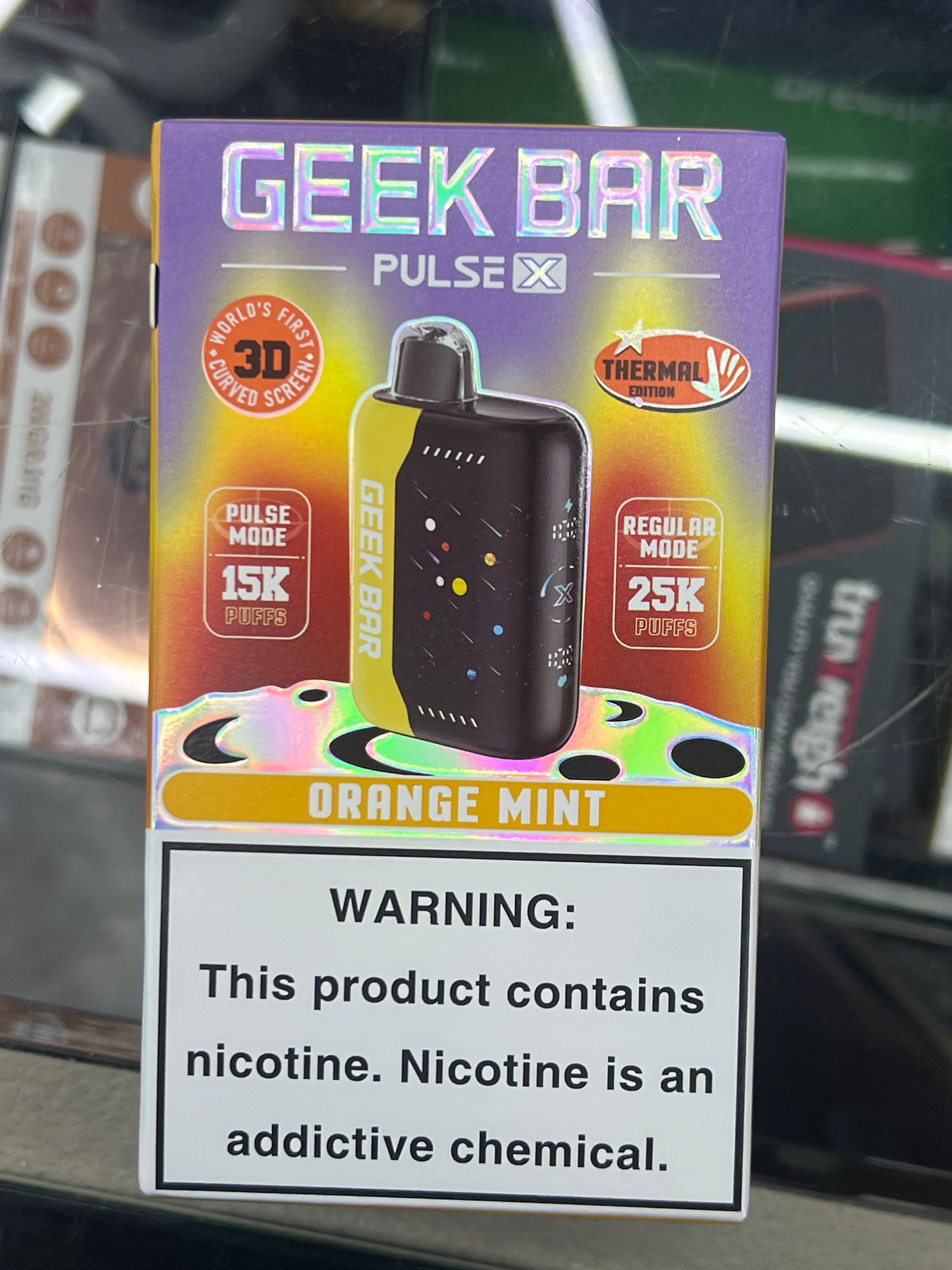 Geek bar pulse x orange mint