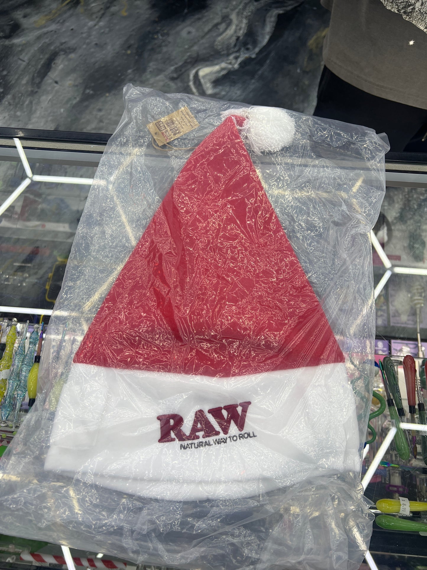 Raw santa hat