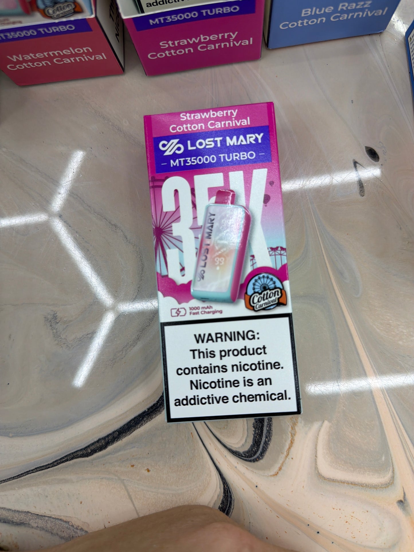 Lost Mary 35k hits Strawberry cotton carnival