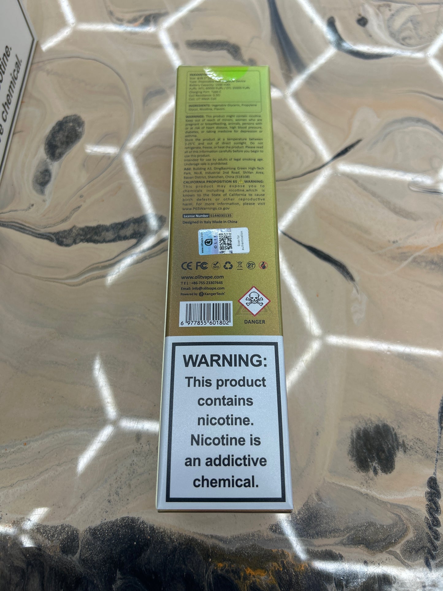 Olit hookah lit pro 60000k puffs blueberry mint