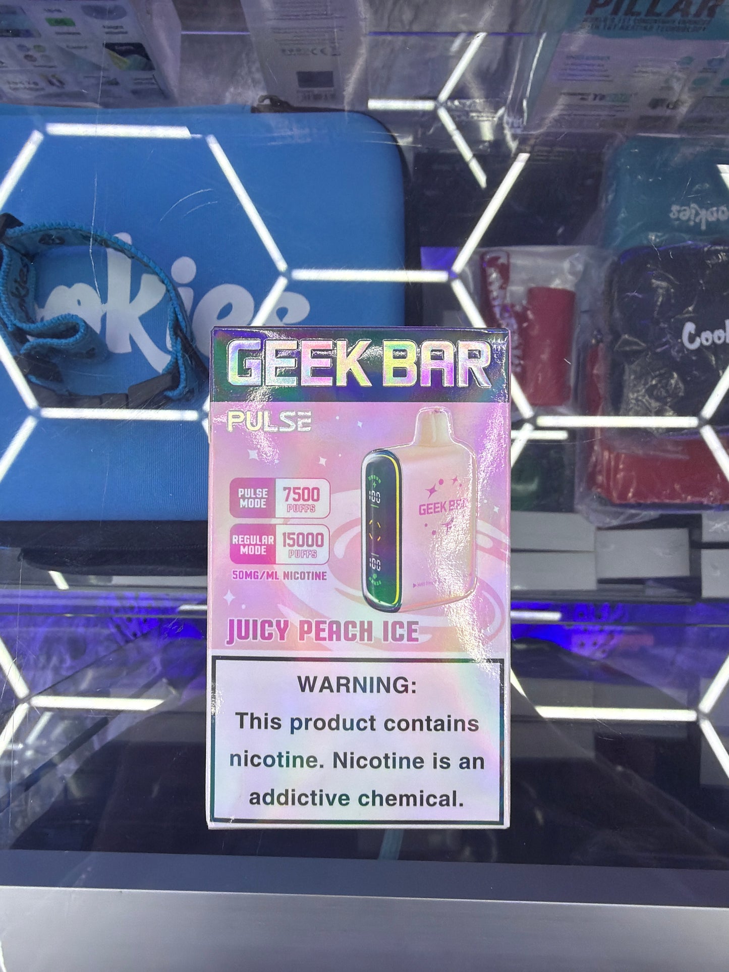 Geek bar pulse juicy peach ice