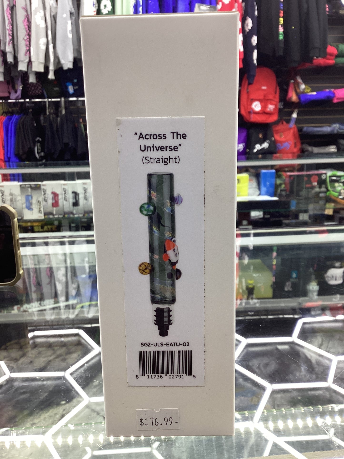 Stundenglass large glass upstem “across the universe” straight