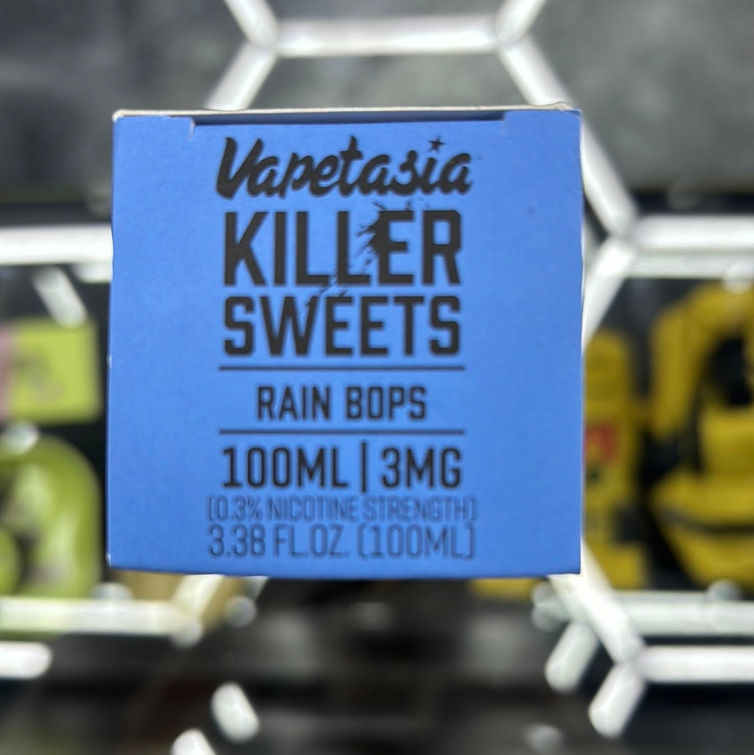 Vapetasia, killer sweets rain bops 3MG 100ML