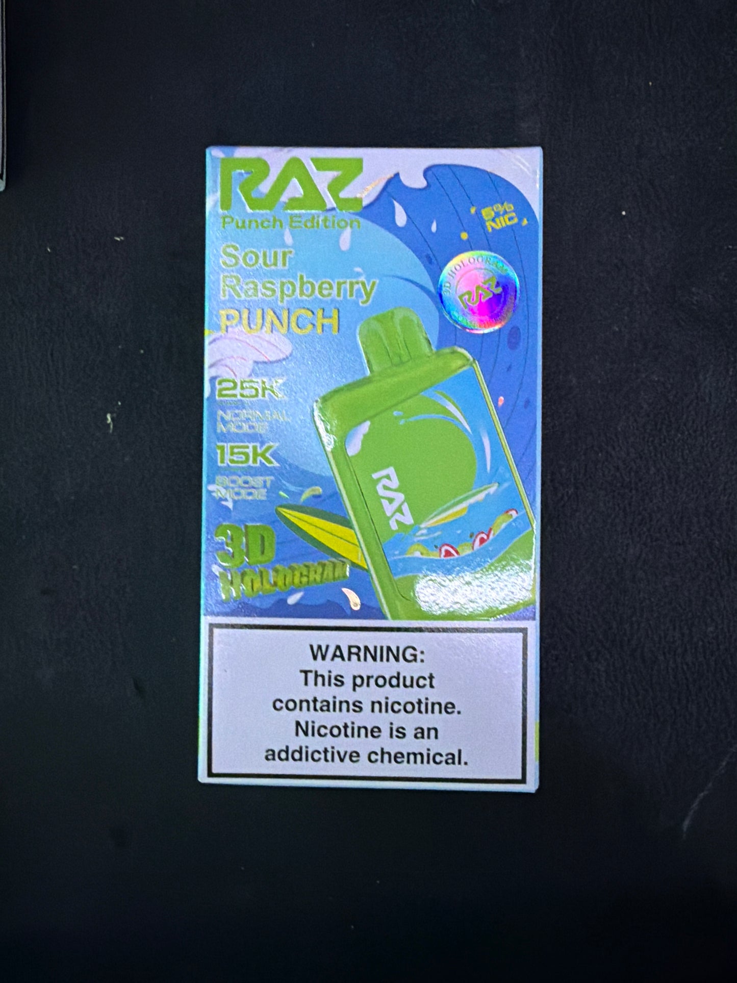 Raz dc25000 25k puffs Sour Rasberry punch