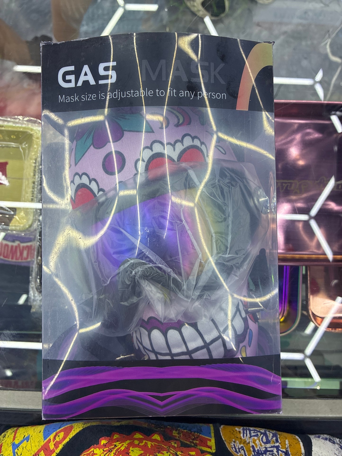 Idgaf led face gas mask