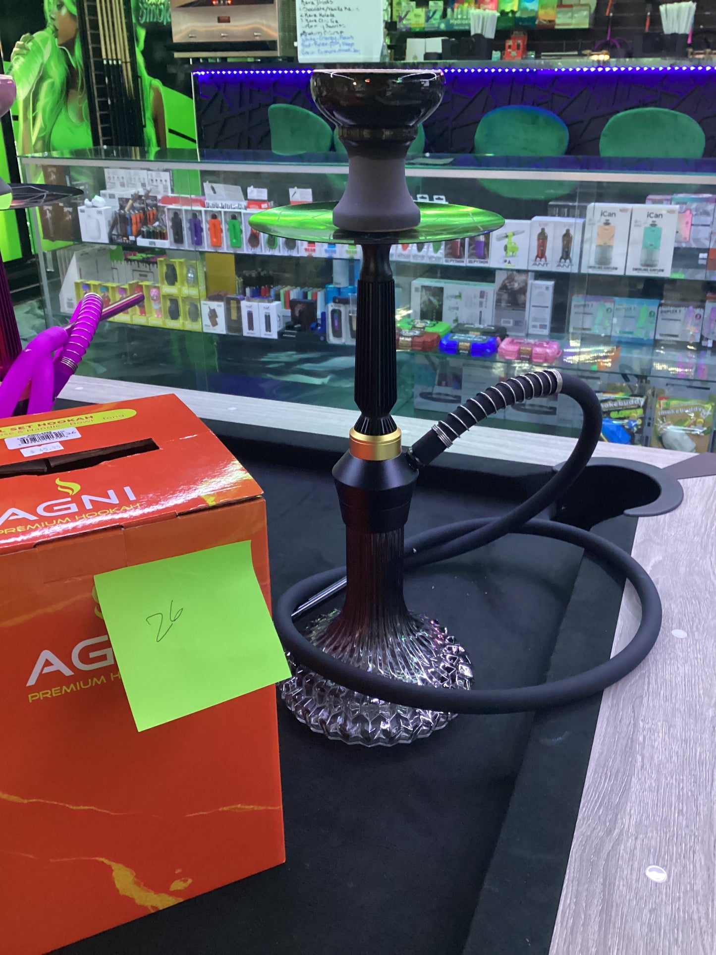 Agni hookah dune-black