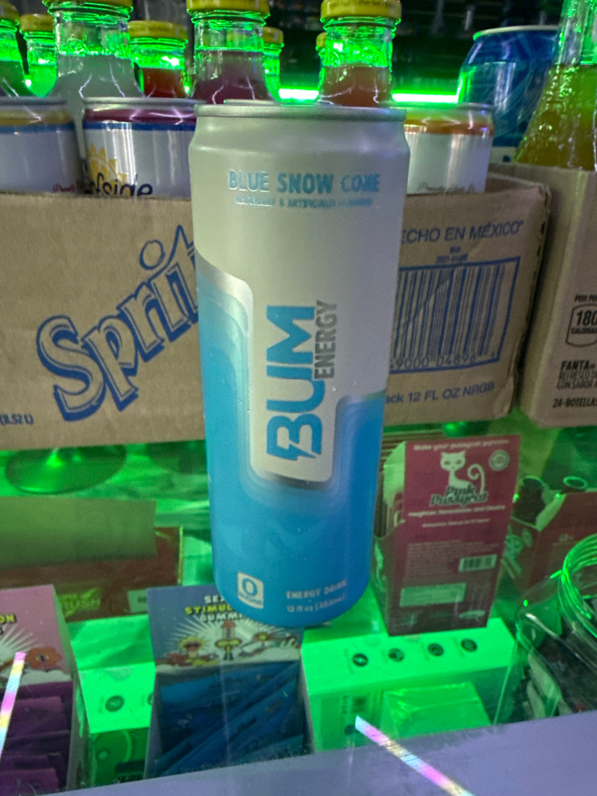 Bum Energy 112mg Blue Snow Cone