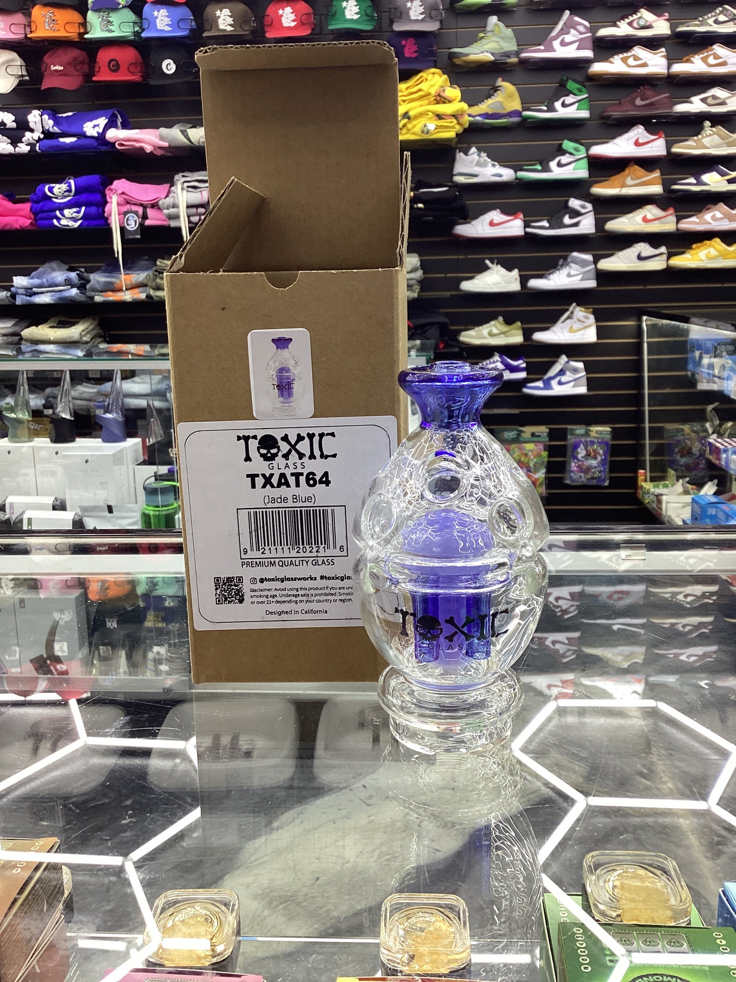 Toxic glass (jade blue)