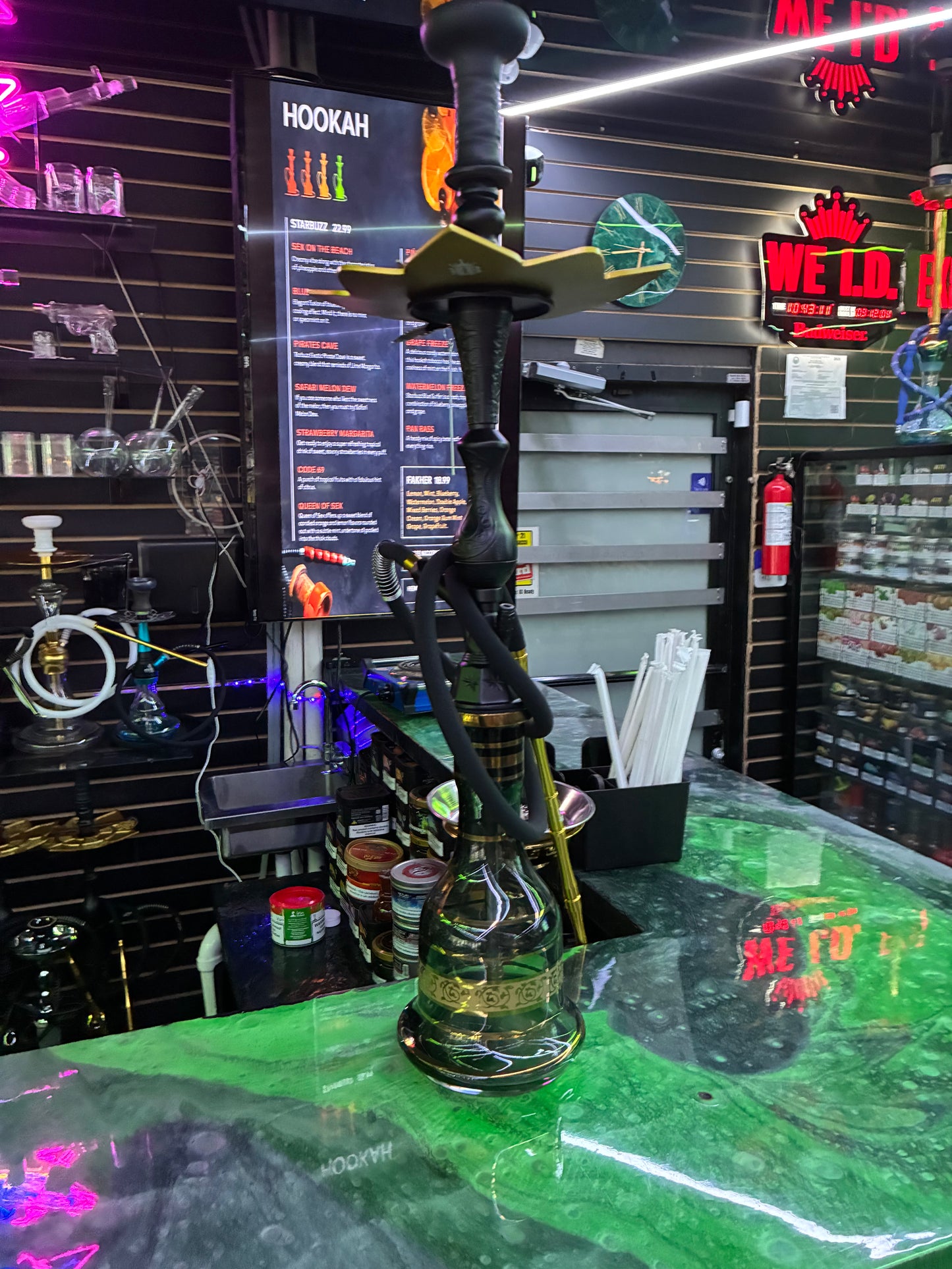 Mob desert king hookah black