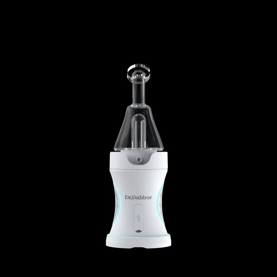 Dr. dabber boost Evo, premium vaporizer, moon, white