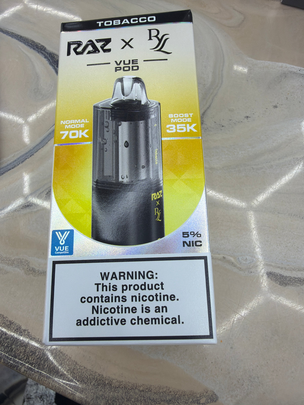 Raz x RL Vue Pod Tobacco 70k