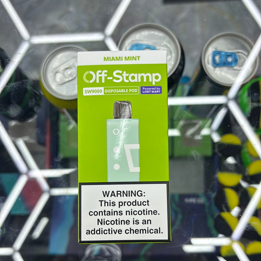 Off stamp pod Miami mint