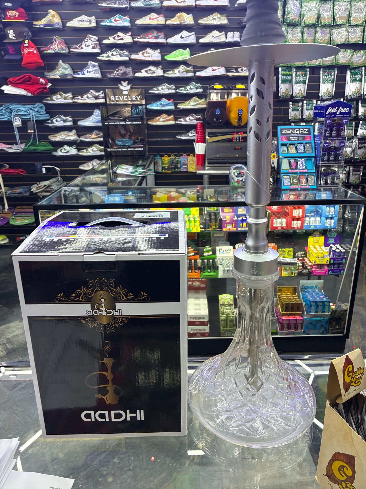 Aadhi hookah galaxy 25’ silver