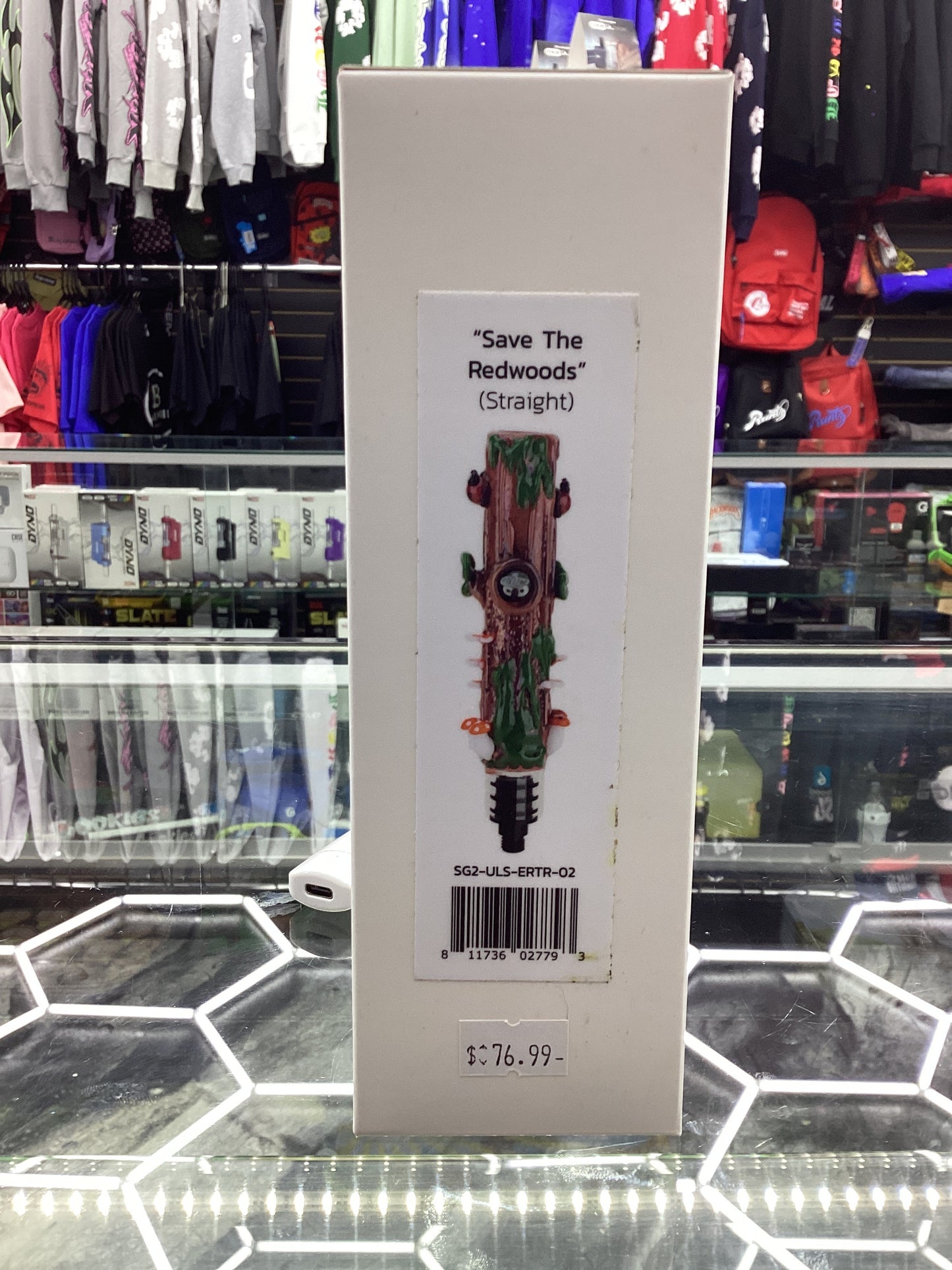 Stundenglass large glass upstem “save the redwood” straight