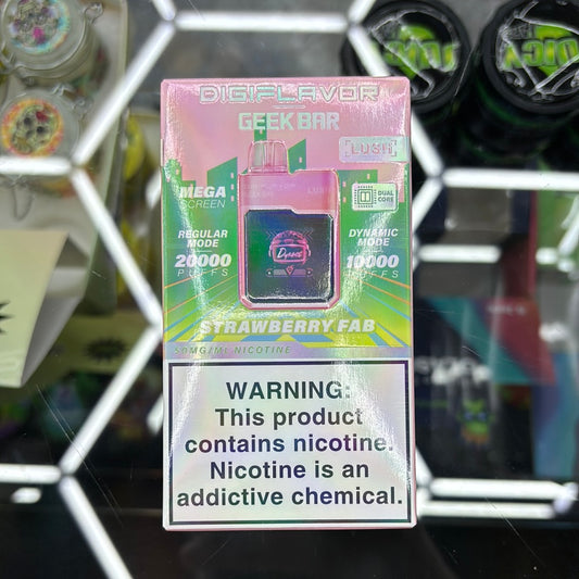 Geekbar 20,000 puffs strawberry fab