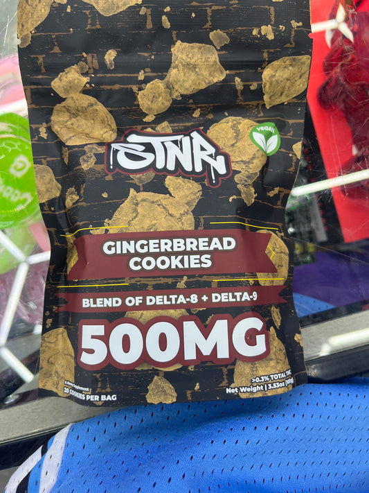 Stnr gingerbread cookies 500mg delta blend 20ct