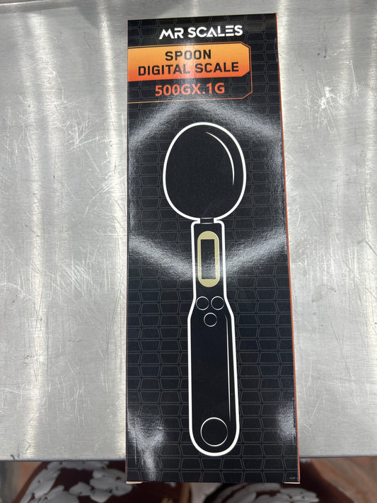Mr scales spoon digital scale 500GX .1G black