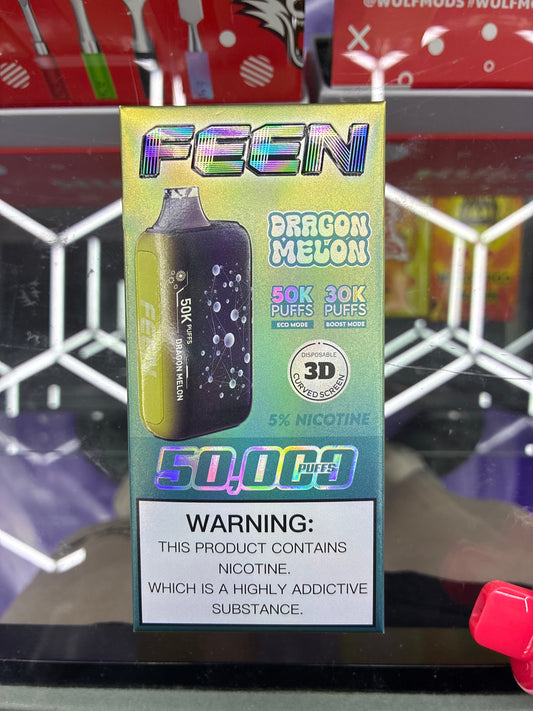 FEEN 50k puffs dragon melon