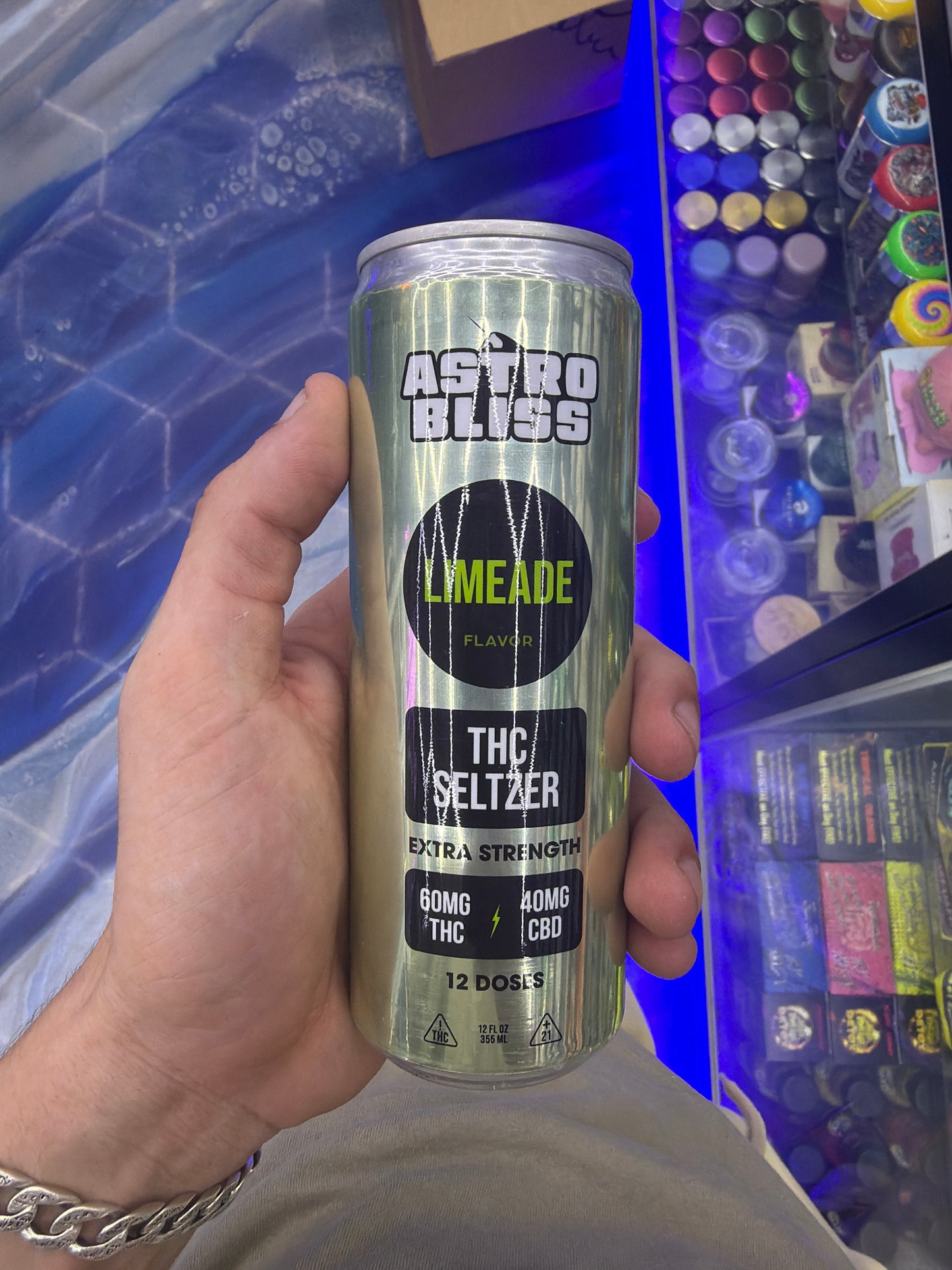 Astro Bliss Thca seltzer 60/40 limeade