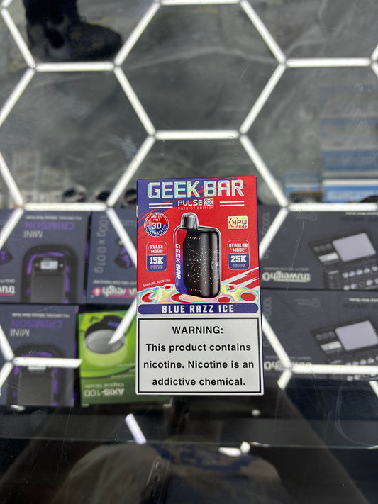Geek bar pulse blue razz ice