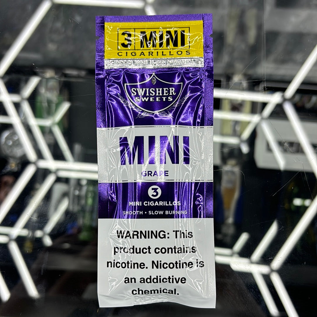 Swisher sweets mini grape 3mini cigarillos
