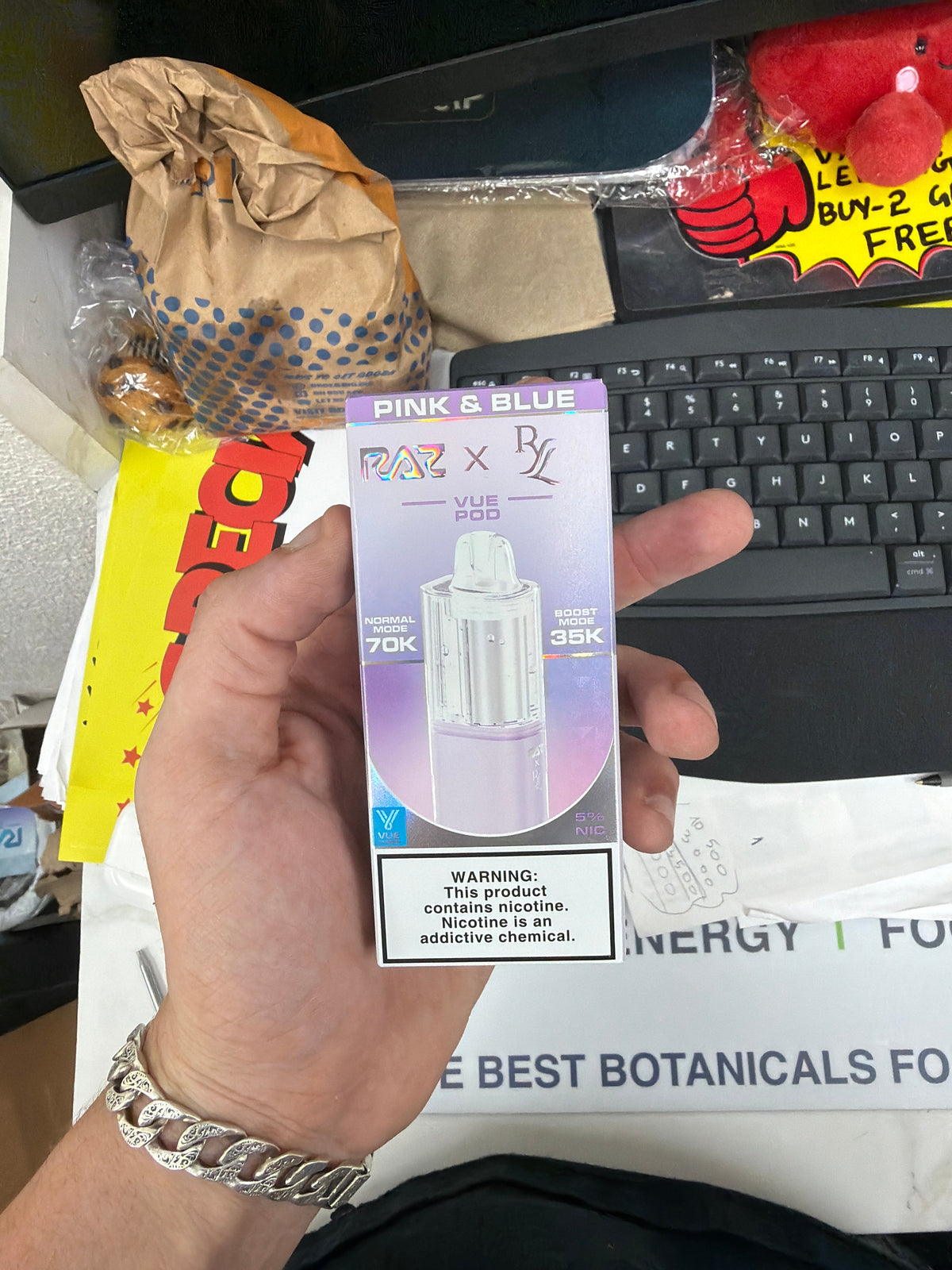 Raz x RL Vue Pod 70k pink & blue