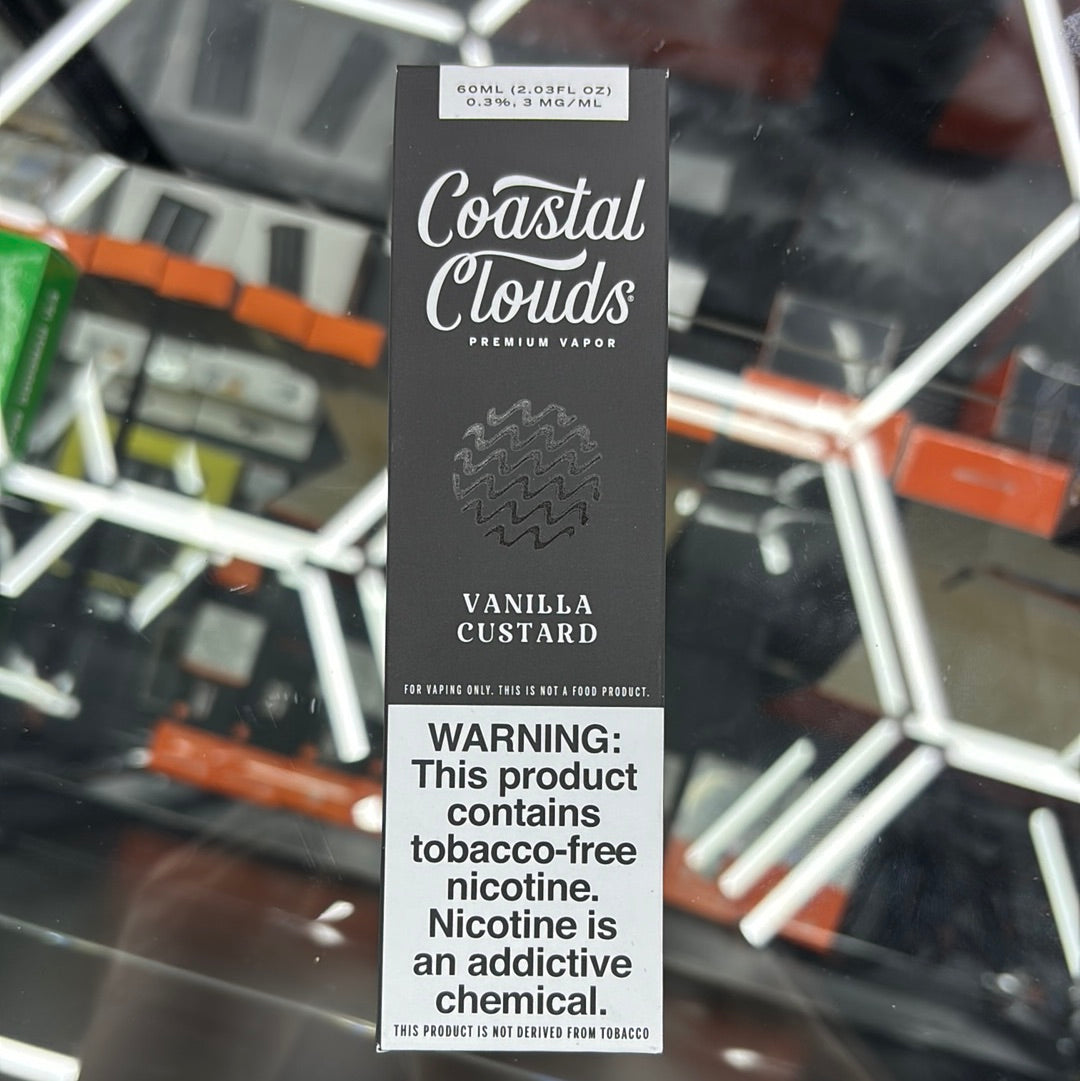 Coastal clouds vanilla custard 3mg