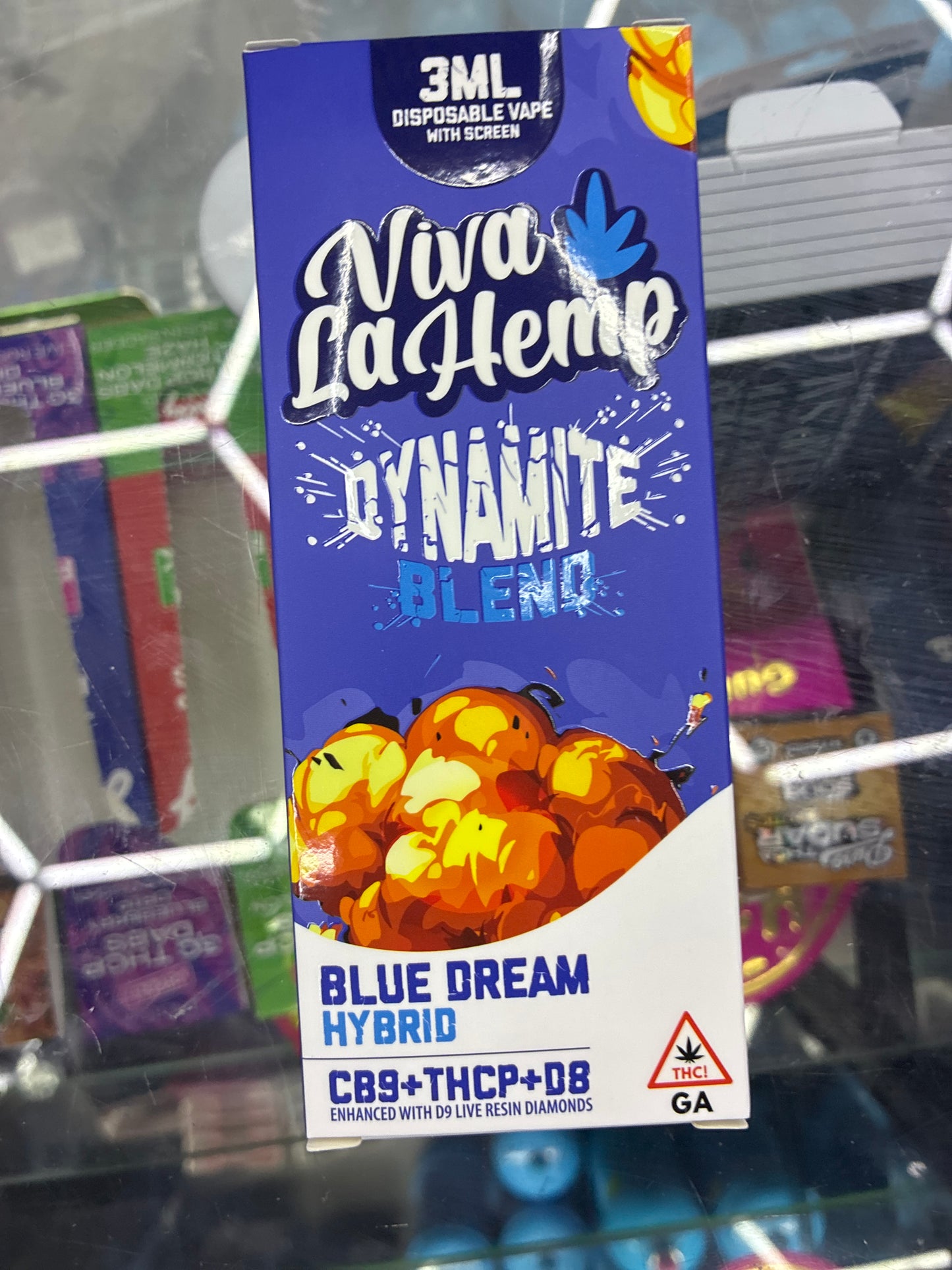 Viva la hemp dynamite blend cb9+thcp+d8 3ml hybrid blue dream