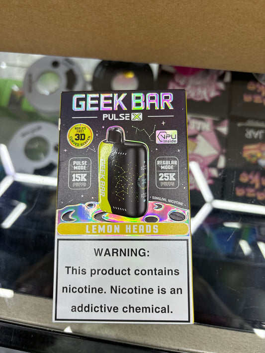 Geek bar pulse x lemon heads