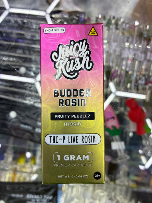 Juicy kush budder rosin 1g cartridge fruity pebbles hybrid