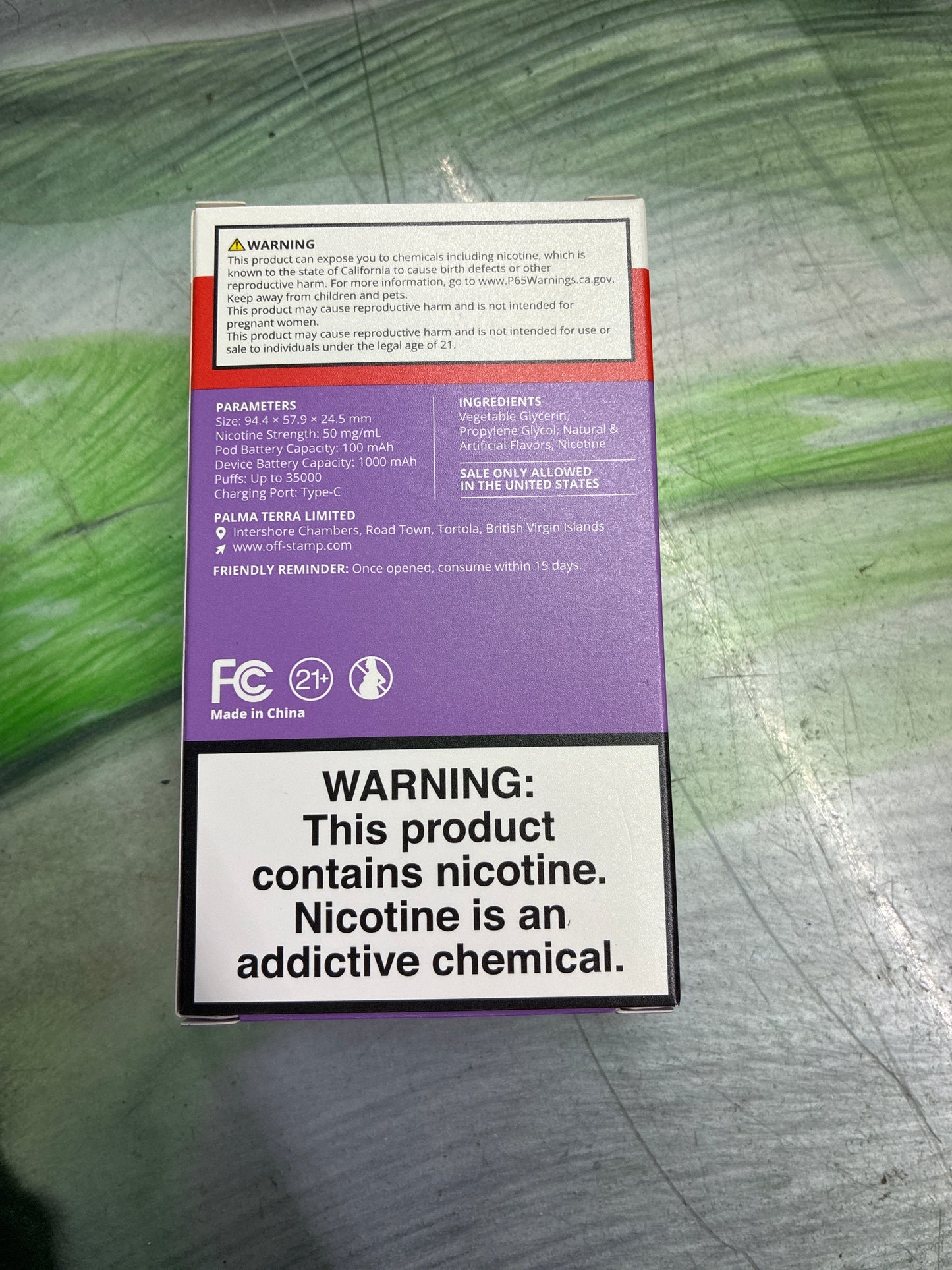 Off stamp winter mint kit 35k