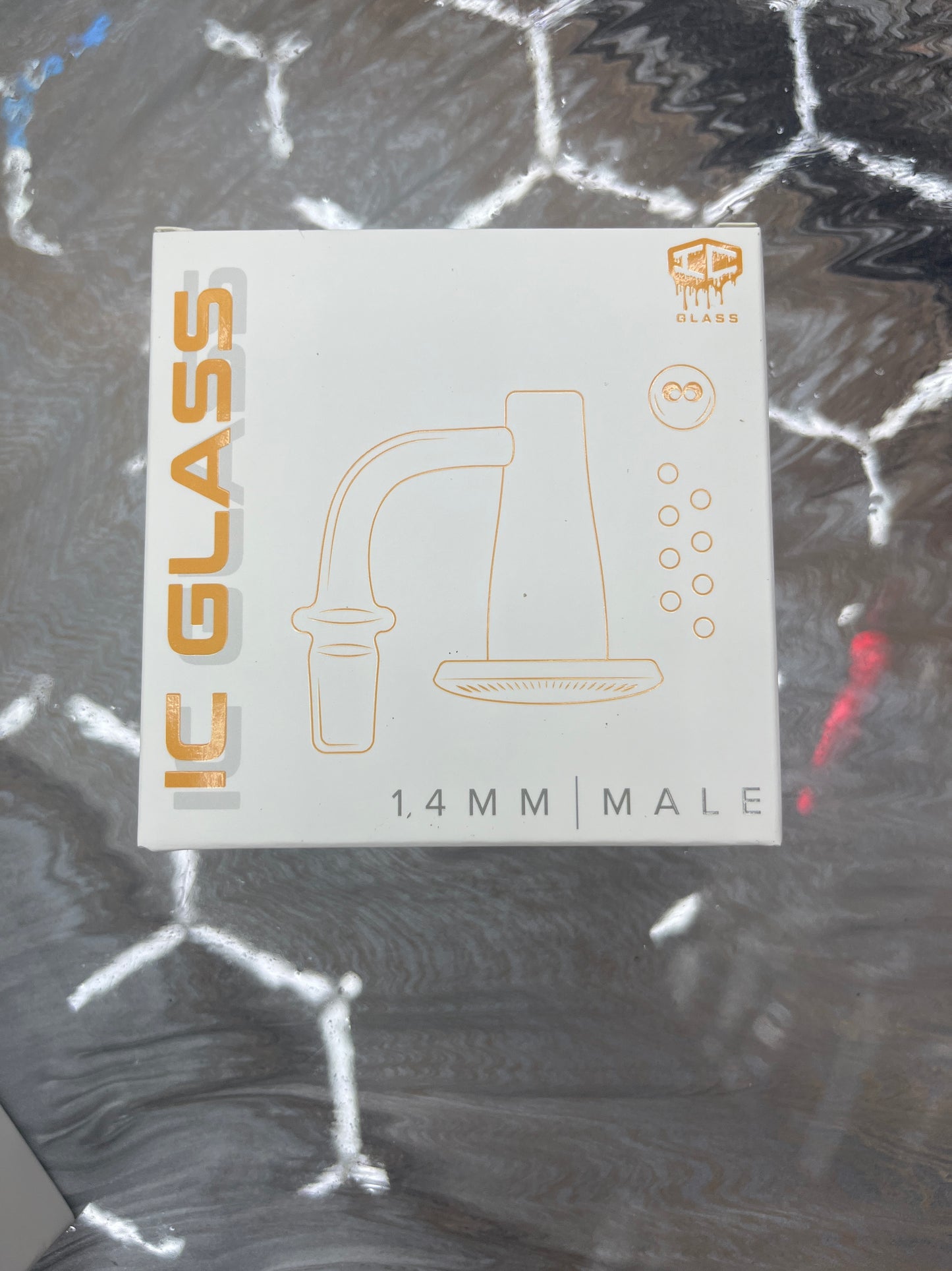 Ic glass 14mm male