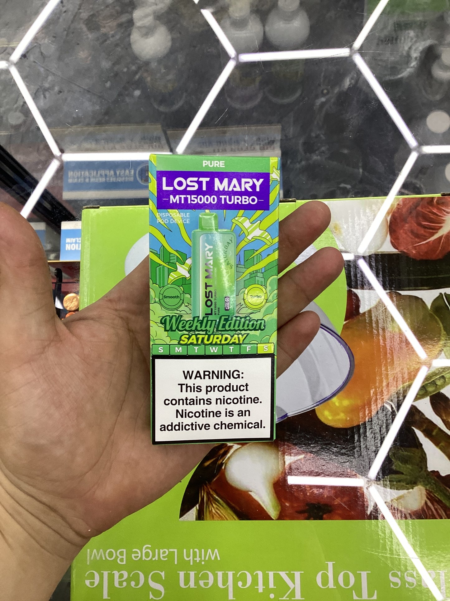 Lost Mary 15,000 puffs weekly edition Saturday pure