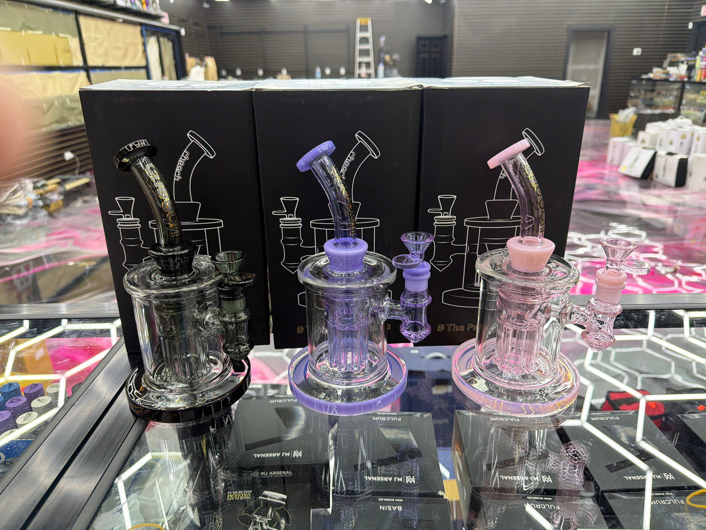 CHEECH GLASS SOMETIMES LIFE IS BETTER TRANSPARENT